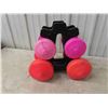 Image 1 : 4 Dumbells 5lbs & 10lbs with Shelf 