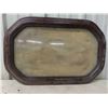 Image 2 : Vintage Picture Frames : Covex Glass 23'' x 15'' , Wood Framed Half