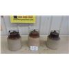 Image 1 : 3 Stoneware Pickle Crocks 