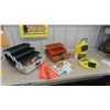 Image 1 : 2 Fishing Tackle Boxes, Rain Gear, Jigs, Some Tackle, Plus