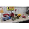 Image 1 : Plastic Toys: Fire Truck Sprays Water, Jet, Semi , Plus
