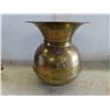 Image 1 : Brass Red Skin Brand Chewing Tobacco Spitoon 
