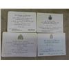 Image 8 : Vintage Leather Writing Kit  with Post Cards, Reception Invitations from
