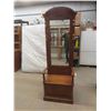 Image 1 : Modern Oak Hall Seat 79'' x 25'' x 16'' 