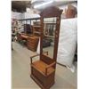 Image 2 : Modern Oak Hall Seat 79'' x 25'' x 16'' 