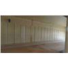 Image 8 : Vintage Painted Store Display Cabinet with 2 Slide Glass Doors