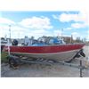 Image 7 : Lund Model Pike Aluminum 16ft Boat with 2 Stroke 50HP Mercury and 
