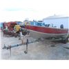 Image 8 : Lund Model Pike Aluminum 16ft Boat with 2 Stroke 50HP Mercury and 