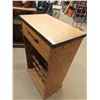 Image 2 : Wine Rack/Cabinet with Map Inlay 39'' x 24'' x 14'' 