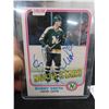 Image 2 : Signed Bobby Smith Minnesota North Stars Card 