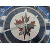 Image 2 : Winnipeg Jets Clock 12'' Across