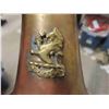Image 2 : Original Brass Military Bugle Regimental Badge Attached 