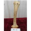 Image 1 : Vintage First Nations Caribou Bone Carving Totem 12 1/2'' Tall on Base ,