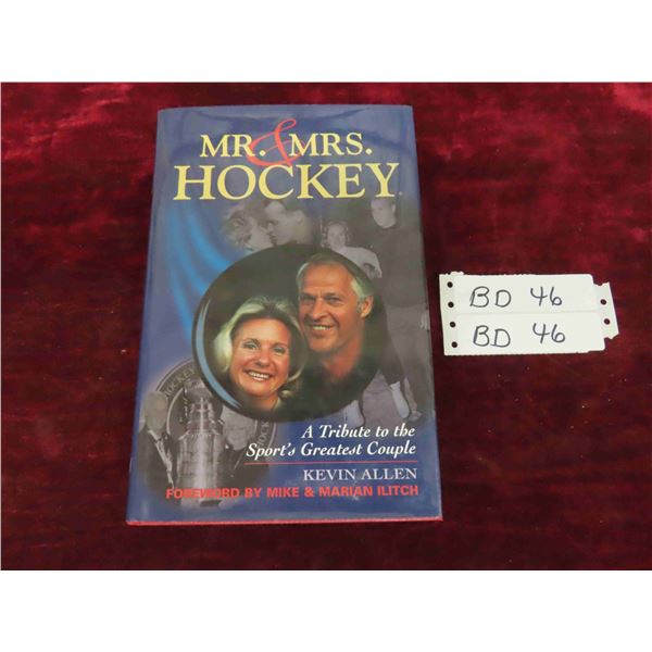 Vintage Gordie Howe Autographed Hardcover Book Mr. + Mrs. Hockey 