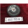 Image 1 : Adam Lowry Winnipeg Jets Autographed NHL Game Puck 