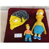 Image 1 : Vintage The Simpsons Moe Szyslak Adult Halloween Mask and 2 Bart 