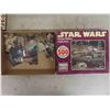 Image 2 : 2 Vintage 1977 Star Wars Jigsaw Puzzles: Rebel Base, Cantina Band 