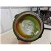 Image 2 : Large Vintage Butterscotch Swirl Vase 29 1/2'' Tall 