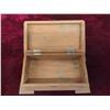 Image 2 : Beautiful Vintage Carved Wooden Box with Metal Clasp 9'' x 5.5'' 