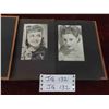 Image 1 : Album of 32 Vintage Mutoscope Cards : Maureen O'Hara , Olivia De 