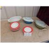 Image 1 : 3 Pyrex Casserole Dishes 2 Lids , 1 Stand , 6 Bowls , 4 Side Plates , 