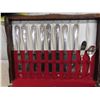 Image 2 : Birks Sterling Dresser Set  Mirror and Brush 1950 1847 Rogers Bros,