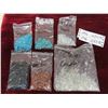 Image 1 : Clear Quartz , Moon Stone, Red Gold Stone, Blue Gold Stone, 2 Bags