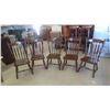 Image 1 : 5 Kitchen Wood Chairs 