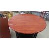 Image 2 : Modern Drop Leaf Table (Extended Size) 36'' H x 46'' Across (No Leaf) 