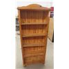 Image 1 : Pine-Style Open Shelf Cabinet 5 Tier 71'' x 29'' x 12'' 