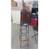 Image 2 : Folding Wrought Iron Stand 32'' x 28'' x 17 1/2'' , 4 Tier Wrought Iron Stand 
