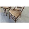 Image 8 : 2 Wood Kitchen Chairs with Wind Press 