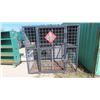 Image 1 : Locking Cage Metal/Wire with Locking Door and Shelf 70'' x 48'' x 72'' 