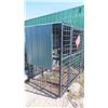 Image 2 : Locking Cage Metal/Wire with Locking Door and Shelf 70'' x 48'' x 72'' 