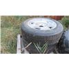 Image 2 : 2 Tires R215/60R17 with Aluminum 6 Hole Rims 