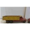 Image 2 : Lincoln Pressed Metal Dump Truck 19'' Long , Husky Pressed Metal Dump 