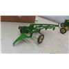 Image 8 : Diecast John Deere Tractor 8'' , Plow 13'' , Trailer 11'' 
