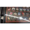 Image 4 : NHL 1996 Framed 26 Team Pin Set , 12 Assorted Picture Frames Mostly New 
