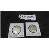 Image 1 : 2 Canada 50 Cent Coins 1969, 1974 