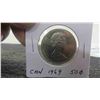Image 2 : 2 Canada 50 Cent Coins 1969, 1974 
