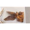 Image 2 : Wood Carved Eagle with Pecker Issue , Jaw Bone Sword Fish , Barometer 