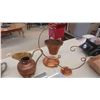 Image 2 : Silverware and Copperware: Tea Set, Planter, Dish, Pitcher, Trays, Plus