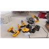 Image 1 : Dewalt 18V Tool Set : Drill , Hammer Drill , Circular Saw , 3 Batteries, 