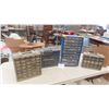 Image 1 : 4 Organizes Partially Full of Hardware - Some Rusty