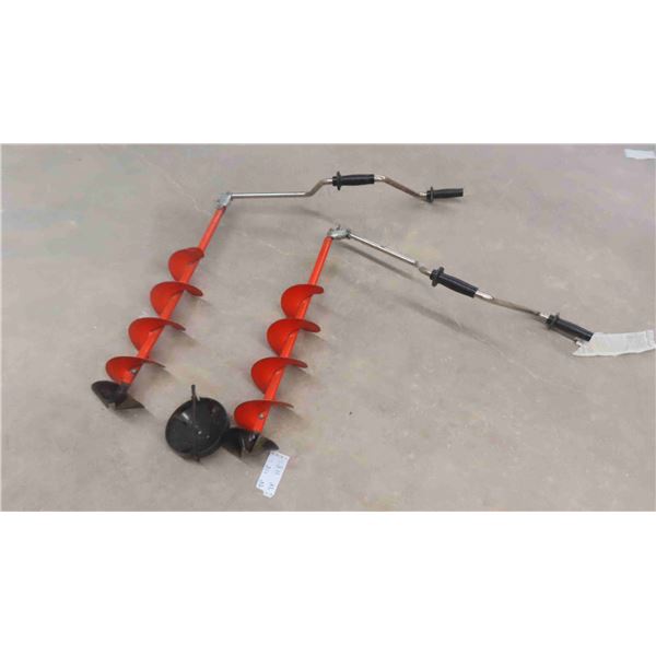 2 Ice Fishing Augers 