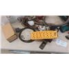 Image 8 : Electric Cords, Power Bar, Light Fixture, Cordless Drill Untested,  