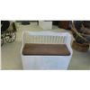 Image 1 : Painted Hall Bench with Seat for Storage 34'' x 28'' x 14'' 