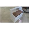 Image 2 : Painted Hall Bench with Seat for Storage 34'' x 28'' x 14'' 