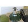 Image 2 : 3 Enamel Ceiling Lamp Fixtures (1) 18'' At Base (2) 16'' At Base 
