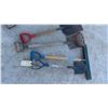 Image 2 : 6 Hand Yard Tools: Shovels, Push Snow Shovel, Spade 